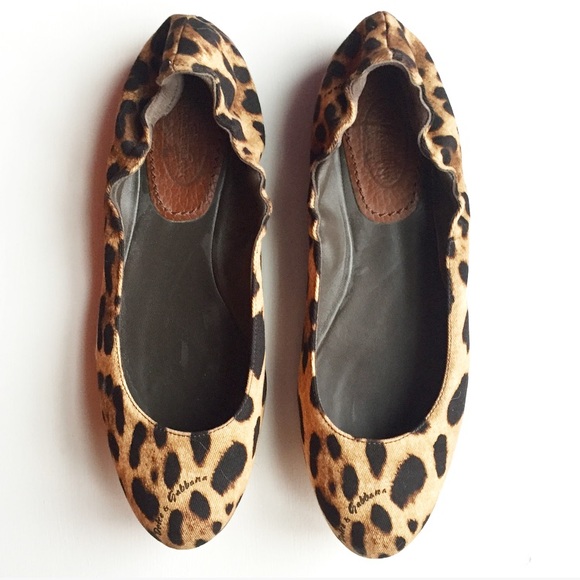 Dolce & Gabbana Shoes - Dolce & Gabbana Leopard Ballet Flats